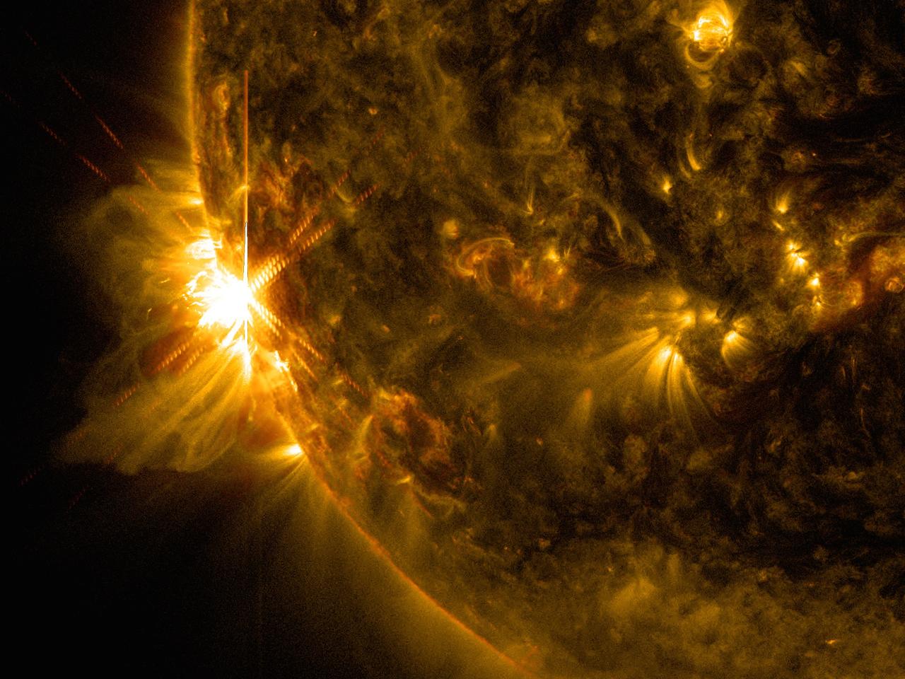 Nasa's spacecraft captured this image of the sun.